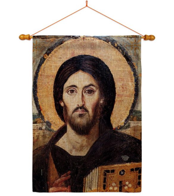 Christ Pantocrator - Faith & Religious Inspirational Vertical Impressions Decorative Flags HG192561 Made In USA - Image 20