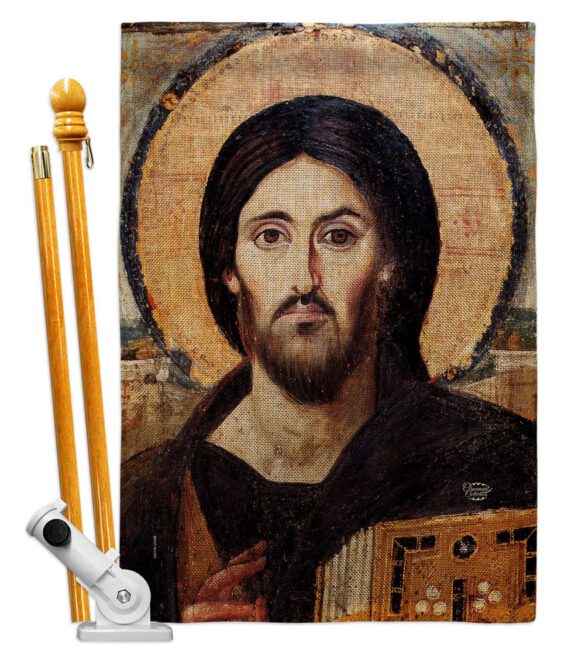 Christ Pantocrator - Faith & Religious Inspirational Vertical Impressions Decorative Flags HG192561 Made In USA - Image 15