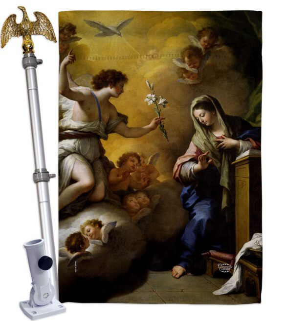 Feast of the Annunciation - Faith & Religious Inspirational Vertical Impressions Decorative Flags HG192623 Made In USA - Image 9