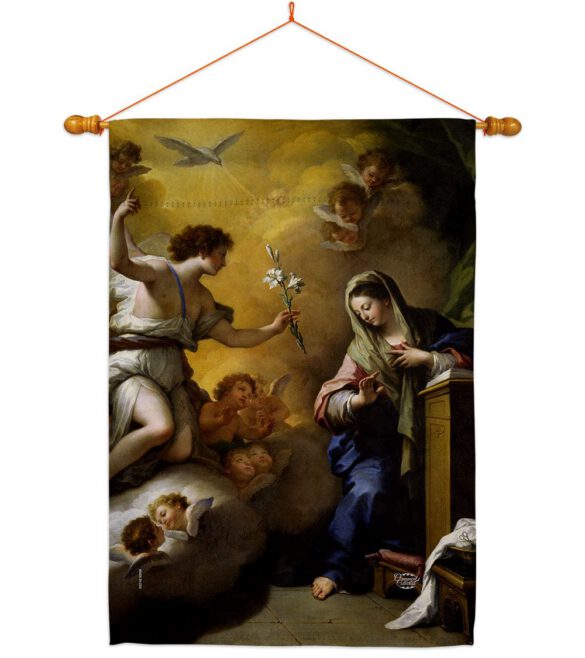 Feast of the Annunciation - Faith & Religious Inspirational Vertical Impressions Decorative Flags HG192623 Made In USA - Image 10
