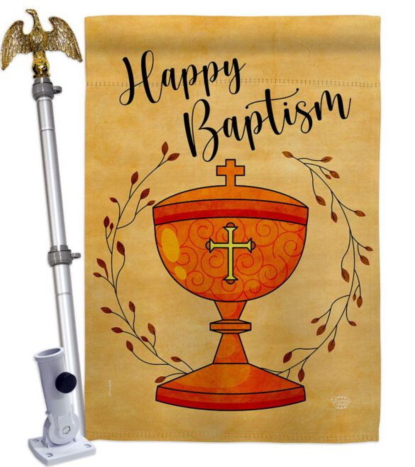 Happy Baptism - Faith & Religious Inspirational Vertical Impressions Decorative Flags HG192711 Made In USA - Image 11