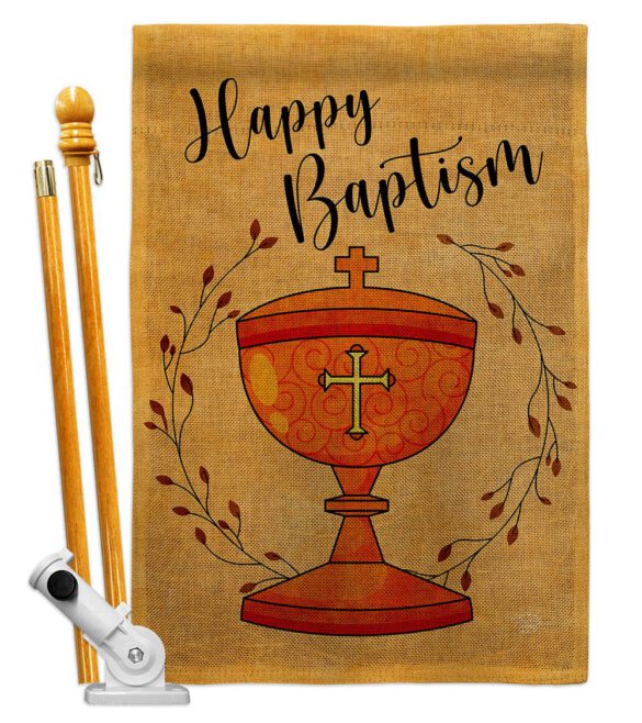 Happy Baptism - Faith & Religious Inspirational Vertical Impressions Decorative Flags HG192711 Made In USA - Image 17