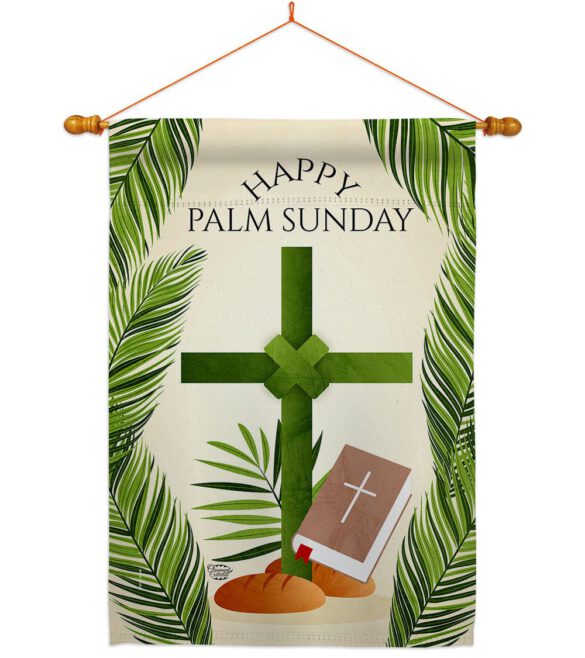 Happy Palm Sunday - Faith & Religious Inspirational Vertical Impressions Decorative Flags HG192714 Made In USA - Image 12