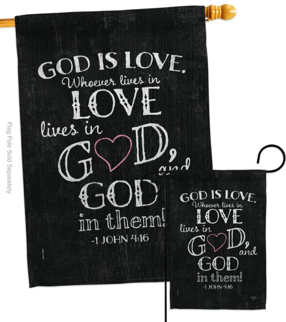 God is Love - Impressions Decorative Garden Flag G153067-BO - Image 3
