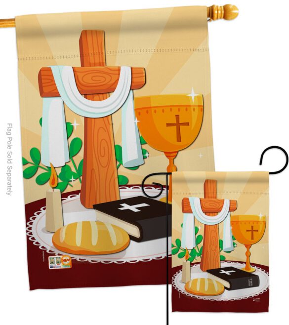 Holy Week - Faith & Religious Inspirational Vertical Impressions Decorative Flags HG137202 Made In USA - Image 3