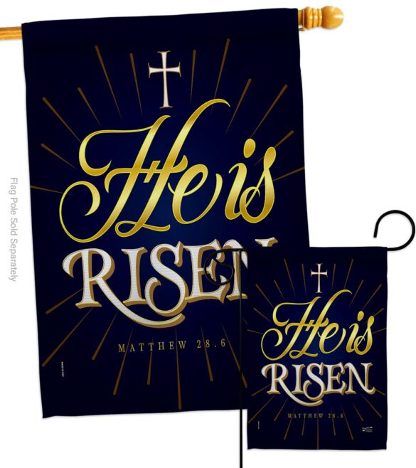 He is Risen - Impressions Decorative Garden Flag G135256-BO - Image 3