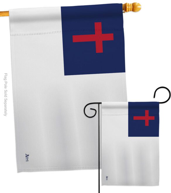Christian - Faith & Religious Inspirational Vertical Impressions Decorative Flags HG140830 Made In USA - Image 3