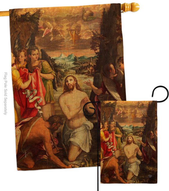 Baptism of Christ - Faith & Religious Inspirational Vertical Impressions Decorative Flags HG192377 Made In USA - Image 14