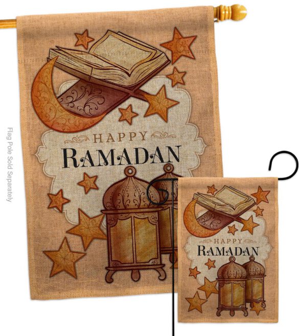 Happy Ramadan - Faith & Religious Inspirational Vertical Impressions Decorative Flags HG192402 Made In USA - Image 13