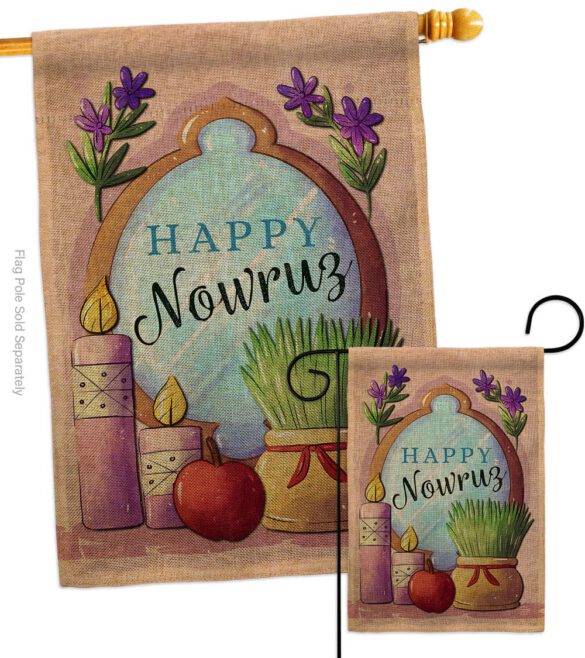 Celerate Nowruz - Faith & Religious Inspirational Vertical Impressions Decorative Flags HG192445 Made In USA - Image 13