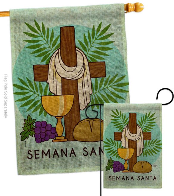 Blessing Semana Santa - Faith & Religious Inspirational Vertical Impressions Decorative Flags HG192460 Made In USA - Image 13