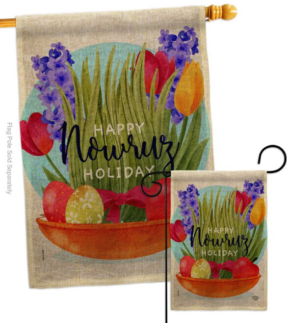 Happy Nowruz Holiday - Faith & Religious Inspirational Vertical Impressions Decorative Flags HG192463 Made In USA - Image 13