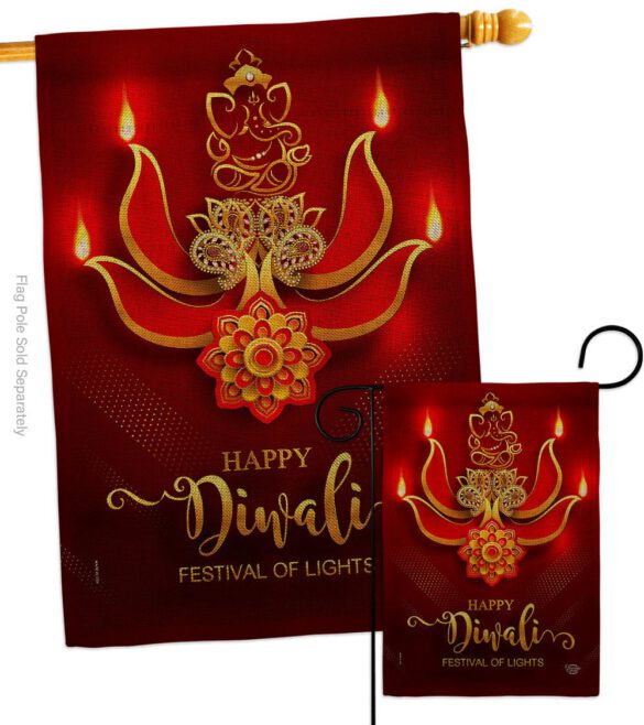 Festival of Lights - Faith & Religious Inspirational Vertical Impressions Decorative Flags HG192472 Made In USA - Image 13