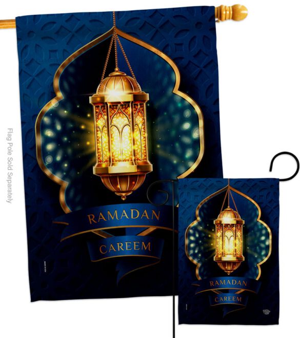 Blessed Ramadan - Faith & Religious Inspirational Vertical Impressions Decorative Flags HG192496 Made In USA - Image 3