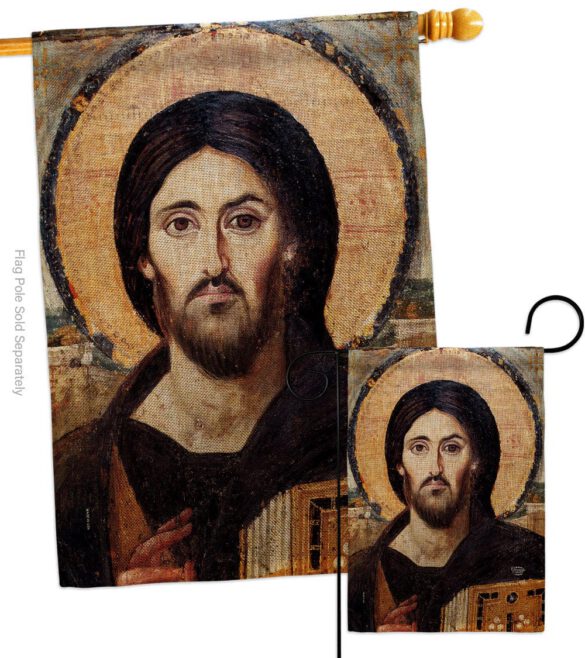 Christ Pantocrator - Faith & Religious Inspirational Vertical Impressions Decorative Flags HG192561 Made In USA - Image 13