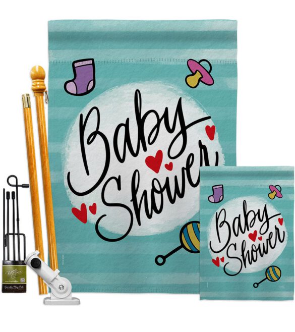 Baby Shower - Family Special Occasion Vertical Impressions Decorative Flags HG115217 Made In USA - Image 7