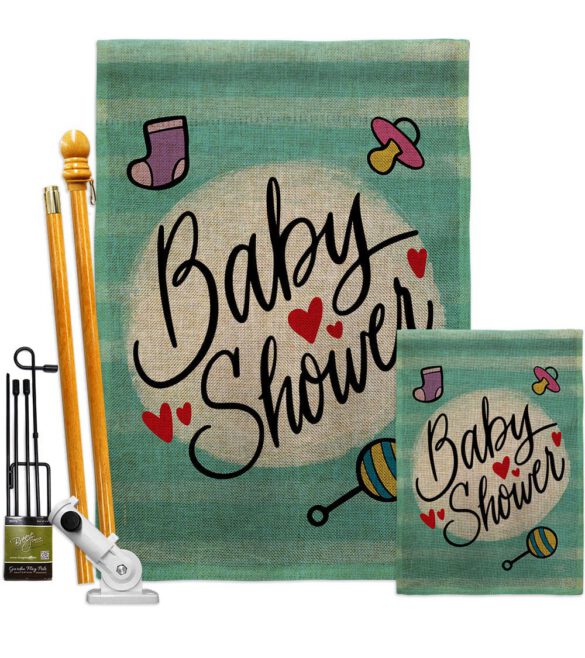 Baby Shower - Family Special Occasion Vertical Impressions Decorative Flags HG115217 Made In USA - Image 17
