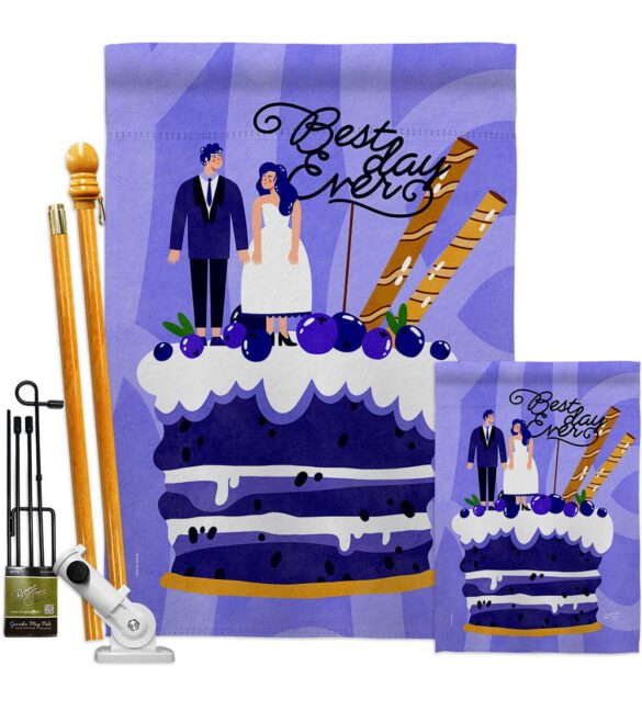 Best Day Ever - Family Special Occasion Vertical Impressions Decorative Flags HG137590 Made In USA - Image 6