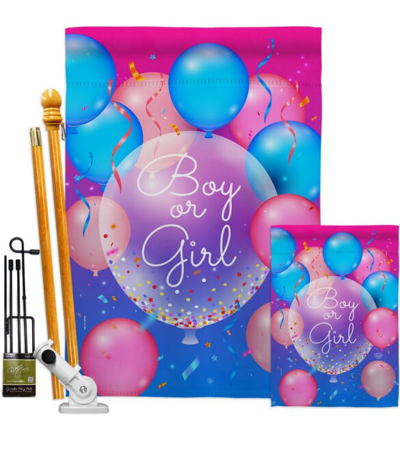 Boy Or Girl - Family Special Occasion Vertical Impressions Decorative Flags HG192675 Made In USA - Image 6