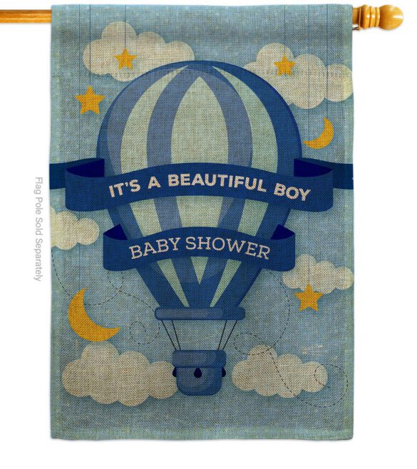 Baby Shower Boy - Family Special Occasion Vertical Impressions Decorative Flags HG137416 Made In USA - Image 13