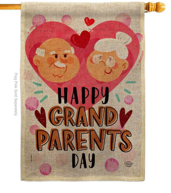 Happy Grandparents Day - Family Special Occasion Vertical Impressions Decorative Flags HG192612 Made In USA - Image 12