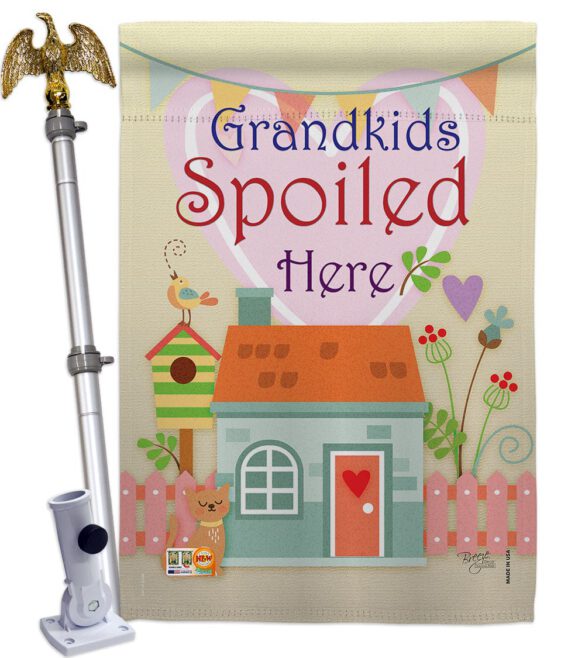 Grandkids Spoiled Here - Family Special Occasion Vertical Impressions Decorative Flags HG115003 Made In USA - Image 13