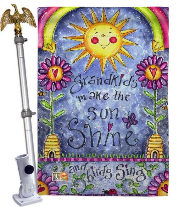 Grandkids - Family Special Occasion Vertical Impressions Decorative Flags HG115108 Made In USA - Image 13