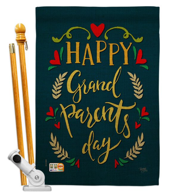 Grandparents Day - Family Special Occasion Vertical Impressions Decorative Flags HG115160 Made In USA - Image 5