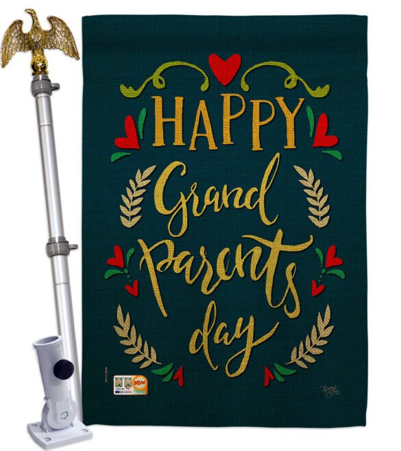 Grandparents Day - Family Special Occasion Vertical Impressions Decorative Flags HG115160 Made In USA - Image 9