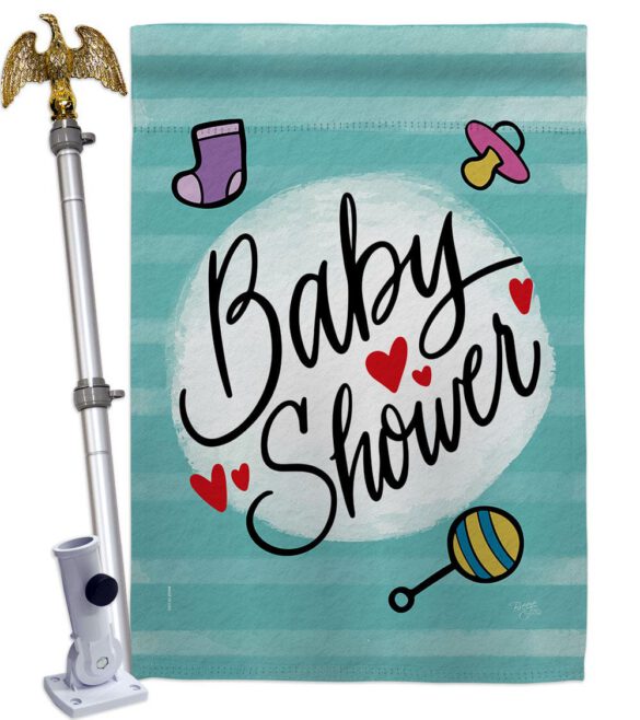 Baby Shower - Family Special Occasion Vertical Impressions Decorative Flags HG115217 Made In USA - Image 10