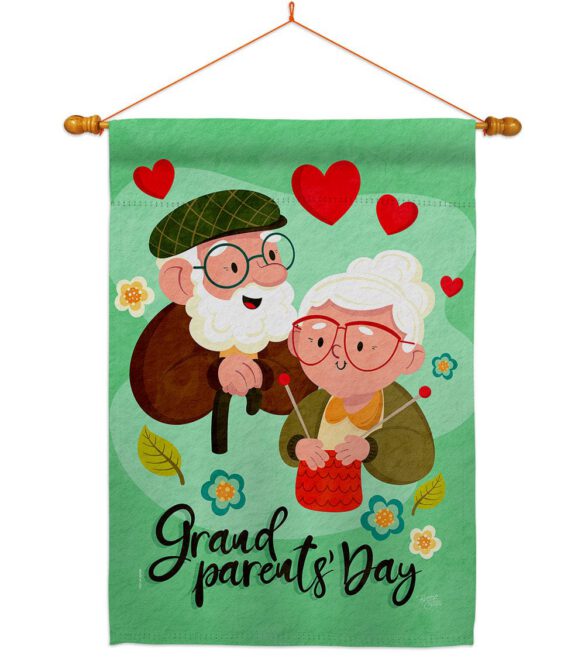 Grandparent's Day - Family Special Occasion Vertical Impressions Decorative Flags HG115226 Made In USA - Image 10