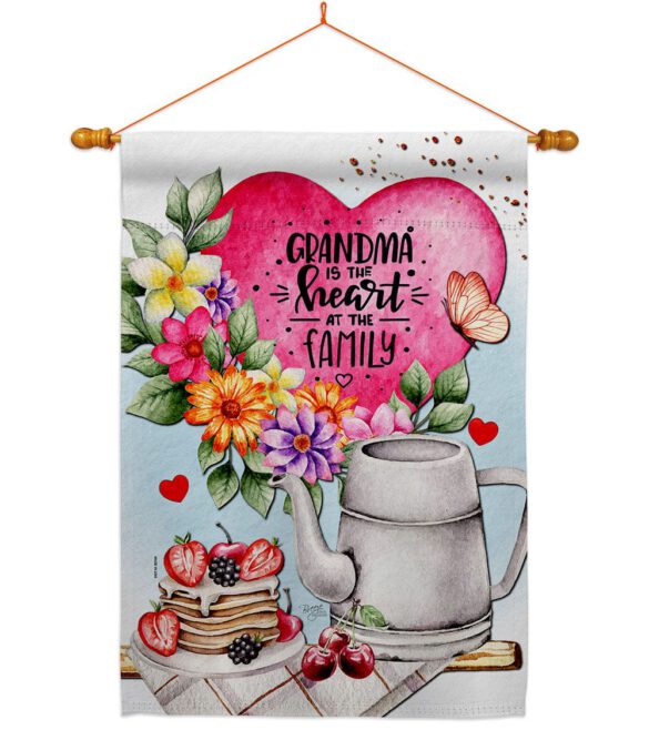 Granda Heart - Family Special Occasion Vertical Impressions Decorative Flags HG115231 Made In USA - Image 10