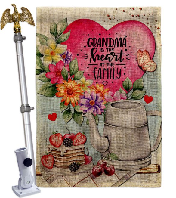 Granda Heart - Family Special Occasion Vertical Impressions Decorative Flags HG115231 Made In USA - Image 19