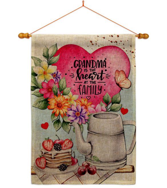 Granda Heart - Family Special Occasion Vertical Impressions Decorative Flags HG115231 Made In USA - Image 20