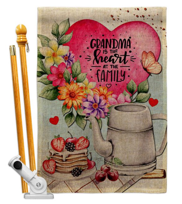Granda Heart - Family Special Occasion Vertical Impressions Decorative Flags HG115231 Made In USA - Image 15
