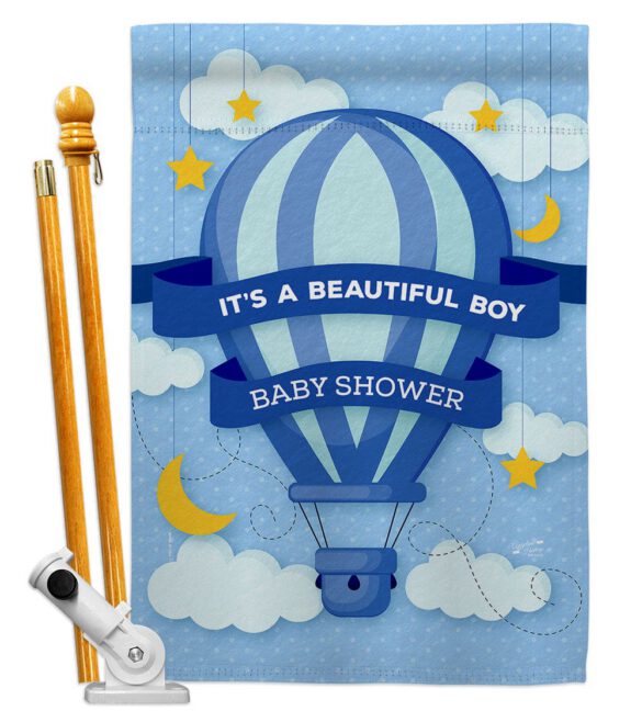 Baby Shower Boy - Family Special Occasion Vertical Impressions Decorative Flags HG137416 Made In USA - Image 6