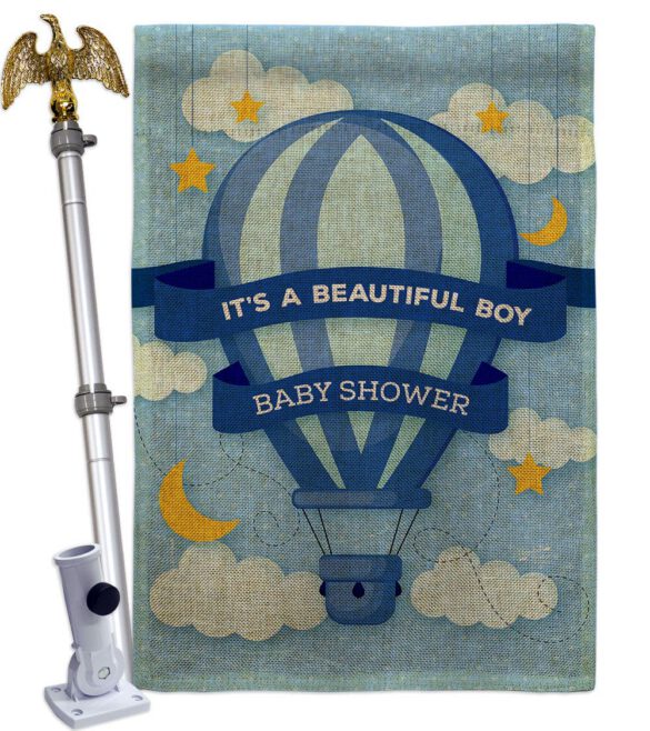 Baby Shower Boy - Family Special Occasion Vertical Impressions Decorative Flags HG137416 Made In USA - Image 20