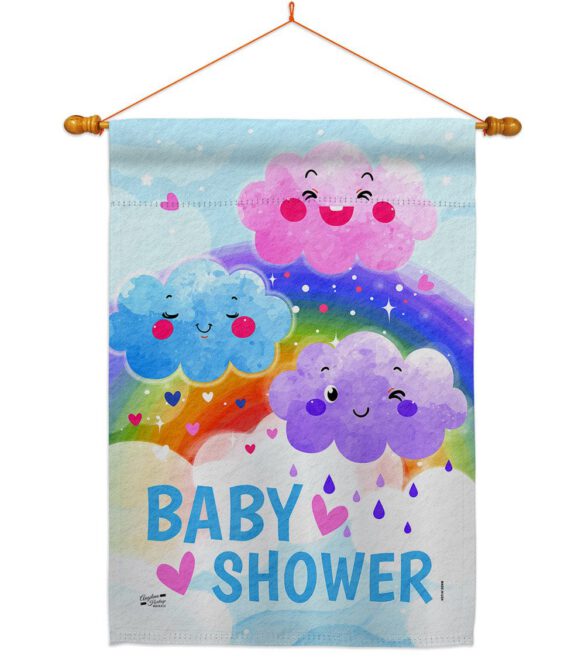 Cuite Baby Shower - Family Special Occasion Vertical Impressions Decorative Flags HG137510 Made In USA - Image 10