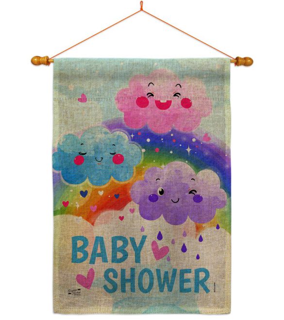 Cuite Baby Shower - Family Special Occasion Vertical Impressions Decorative Flags HG137510 Made In USA - Image 20