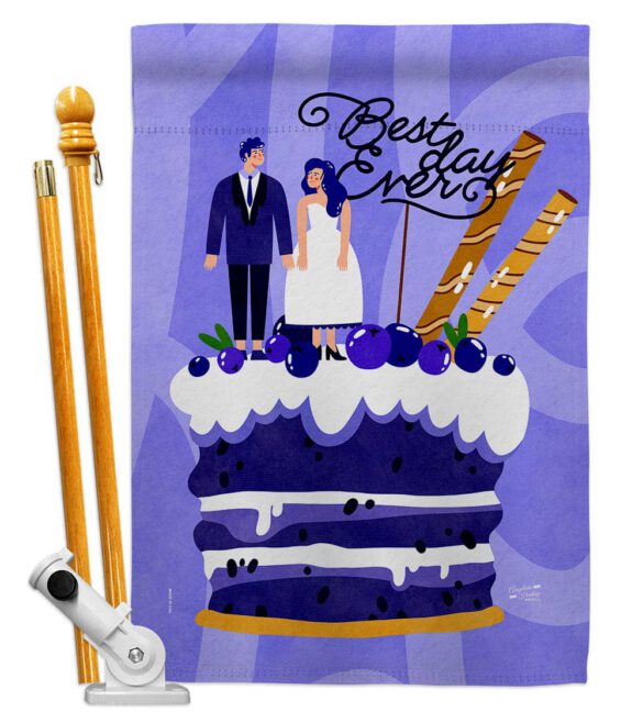 Best Day Ever - Family Special Occasion Vertical Impressions Decorative Flags HG137590 Made In USA - Image 5