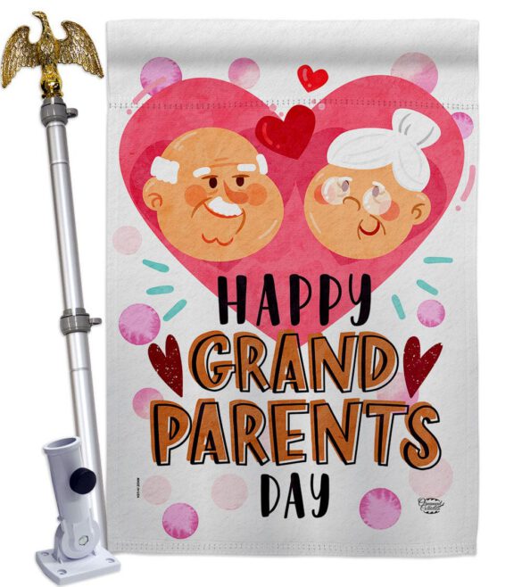Happy Grandparents Day - Family Special Occasion Vertical Impressions Decorative Flags HG192612 Made In USA - Image 9