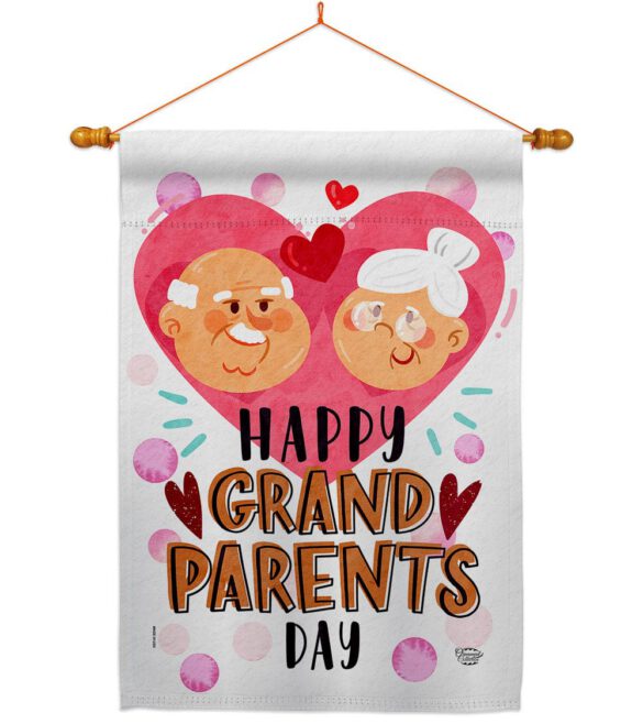 Happy Grandparents Day - Family Special Occasion Vertical Impressions Decorative Flags HG192612 Made In USA - Image 10