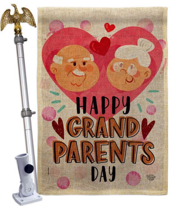 Happy Grandparents Day - Family Special Occasion Vertical Impressions Decorative Flags HG192612 Made In USA - Image 19