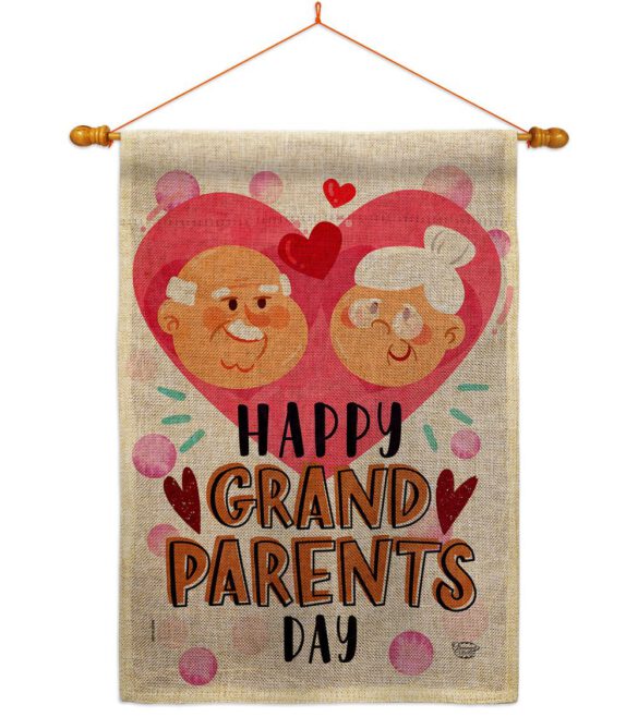 Happy Grandparents Day - Family Special Occasion Vertical Impressions Decorative Flags HG192612 Made In USA - Image 20