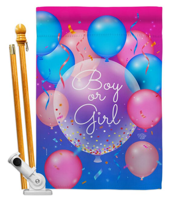 Boy Or Girl - Family Special Occasion Vertical Impressions Decorative Flags HG192675 Made In USA - Image 5