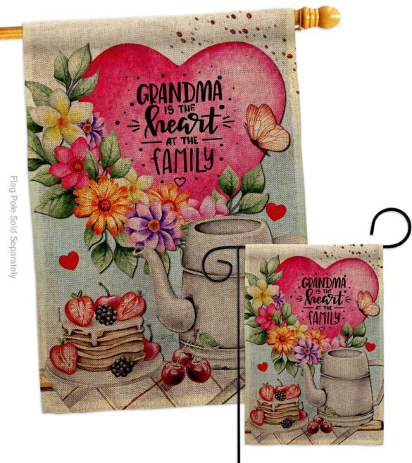 Granda Heart - Family Special Occasion Vertical Impressions Decorative Flags HG115231 Made In USA - Image 13