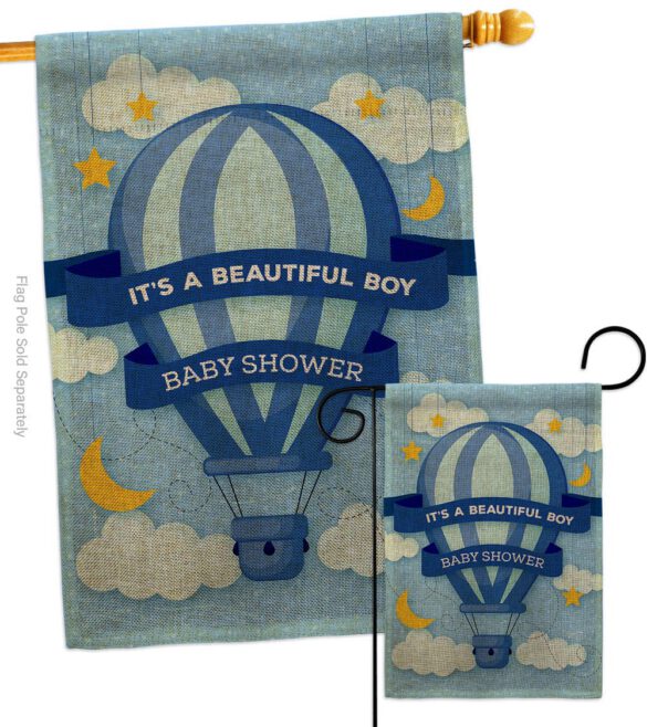Baby Shower Boy - Family Special Occasion Vertical Impressions Decorative Flags HG137416 Made In USA - Image 14