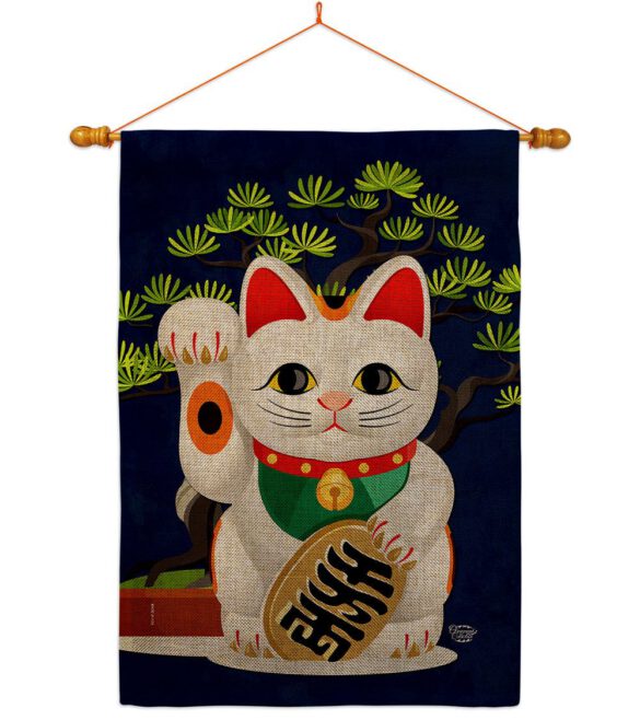 Fortune Cat - Fantasy Interests Vertical Impressions Decorative Flags HG192584 Made In USA - Image 20