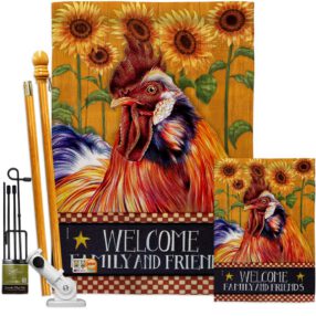 House Flag Farm Animals FK110129