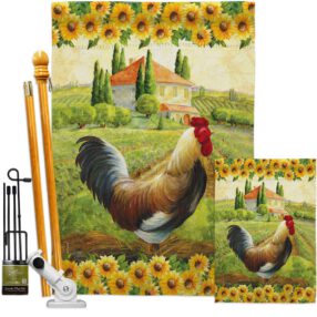 House Flag Farm Animals FK110139